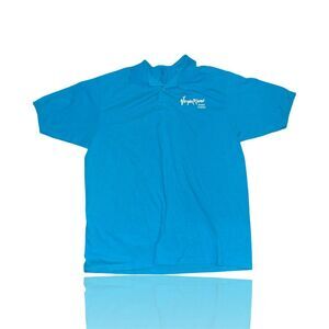 Virgin River Casino Men's XL Blue Embroidered Polo Shirt Casual: Jerzees
